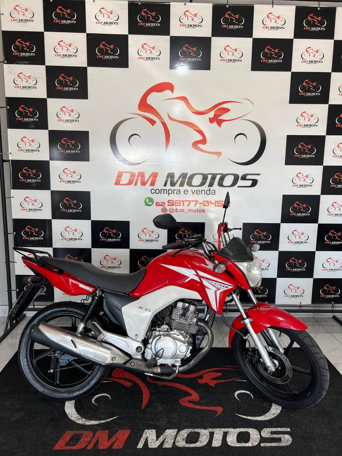 Honda Titan EX 150 2015 Vermelha/Branca